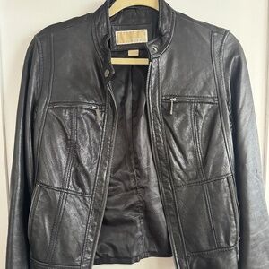 MICHAEL KORS - Women's Leather Jacket - SMALL